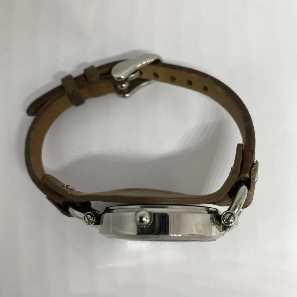 Fossil Georgia ES3060 Women Brown Leather Analog Dial Quartz Genuine Watch KS734